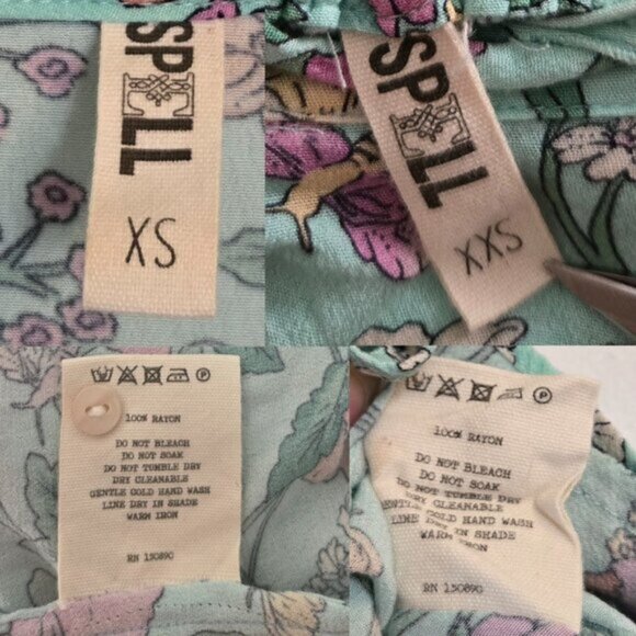 Spell & the GypsySayulita Blouse & Frill Skirt Birthstone Set XXS and XS b75E - Picture 13 of 16